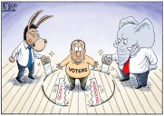 Cartoonist’s take: ‘Gerrymandered and cut out’