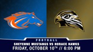 Live at 6 p.m.: Sheyenne Mustangs vs. Horace Hawks in high school football