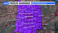 A Freeze Warning for Friday morning