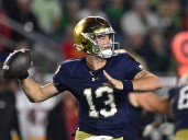 C.J. Carr's quick progression has put Notre Dame back in playoff conversation