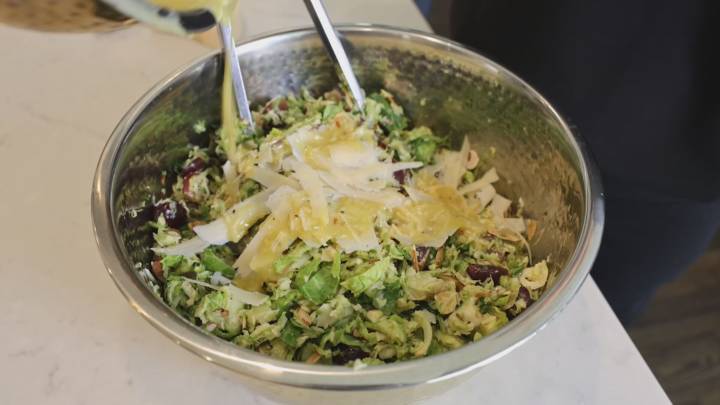 Fall Brussels Sprout Salad