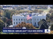 COMING UP: White House press briefing