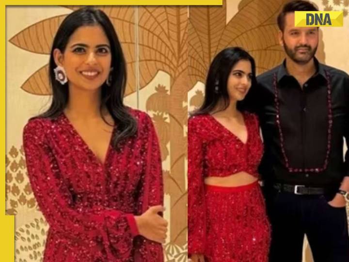 Isha Ambani celebrates birthday in fiery red sequin outfit worth Rs...
