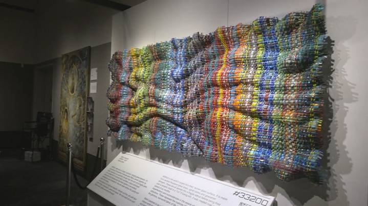 Winning ArtPrize piece stays under lock and key during government shutdown