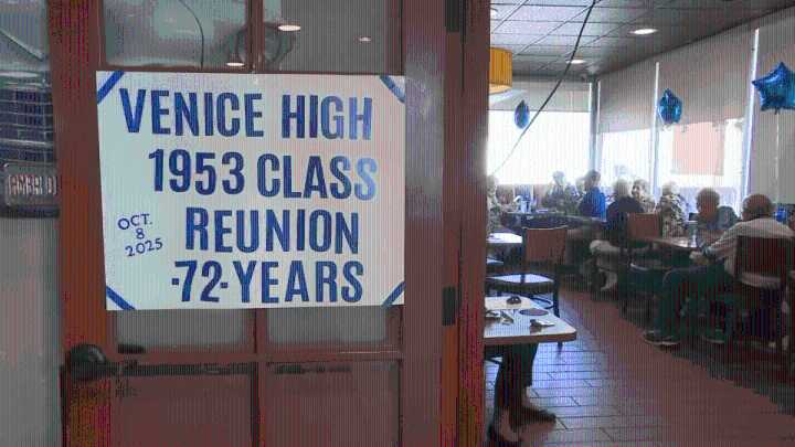 Venice High School class of '53 celebrates 72 years of friendship at reunion