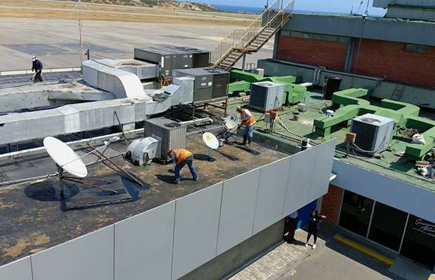Culminan trabajos de impermeabilización en aeropuerto de Maiquetía