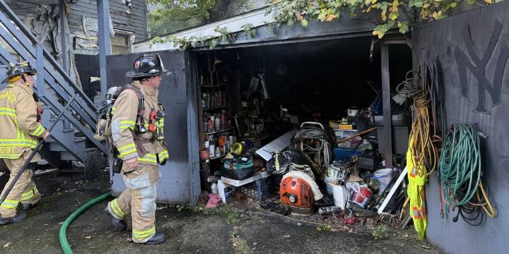 Police seek information on ‘suspicious shed fire’ in Naugatuck