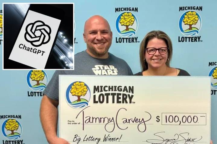 Michigan woman wins $100K Powerball pot using ChatGPT