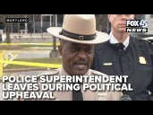 Maryland State Police Superintendent Roland Butler to exit amid political upheaval