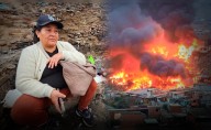 Mujer afectada por incendio en Pamplona Alta, en SJM, pide no ser reubicada de donde vivió por 14 años: "Lo hago por mis nietos"