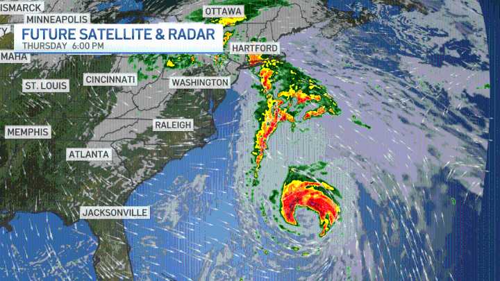 Rain from Hurricane Melissa gets pulled into Connecticut