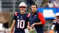 Mike Vrabel not falling into trap of comparing Drake Maye to Brady
