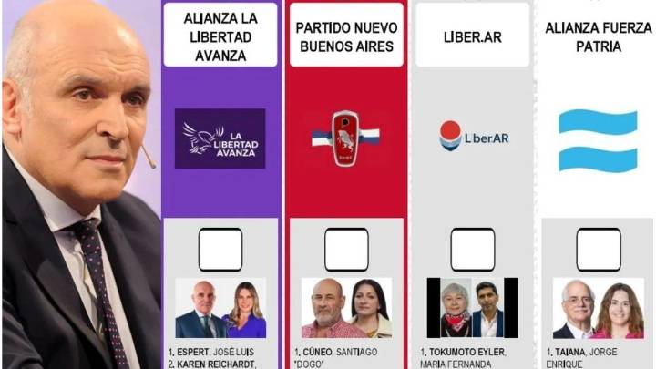 Espert aparecerá en las boletas por falta de tiempo para reimprimir