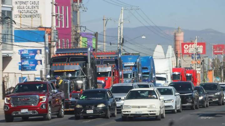 Restringen tránsito de transporte pesado