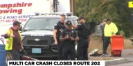 Car crash closes Route 202 in South Hadley