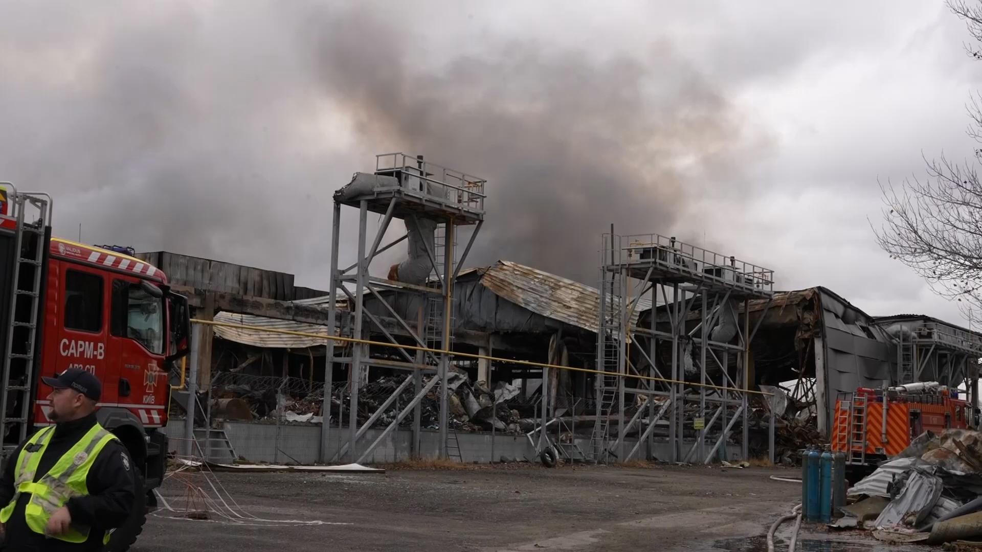 Russia strikes warehouse in Ukraine's capital Kyiv
