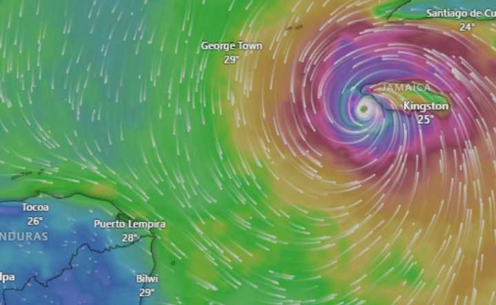 EN VIVO | Así avanza el huracán Melissa este 28 de octubre con destino a Jamaica