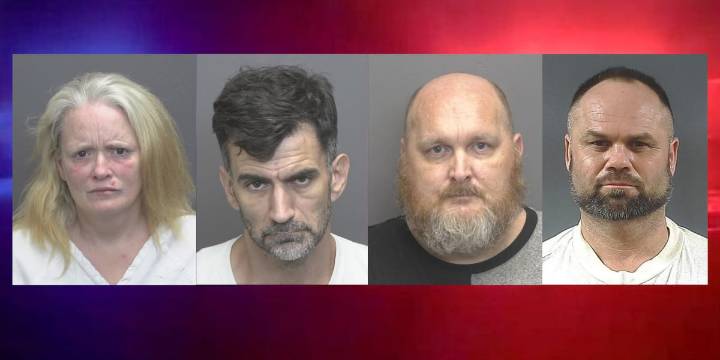 VCSO: Four people arrested in multi-county burglaries, auto thefts investigation