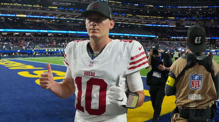 49ers’ Kyle Shanahan gushes over gutsy Mac Jones TNF performance