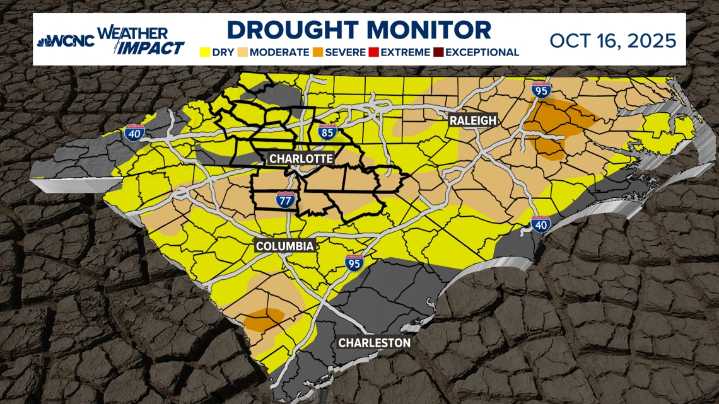 Charlotte faces severe drought amid rain deficit concerns