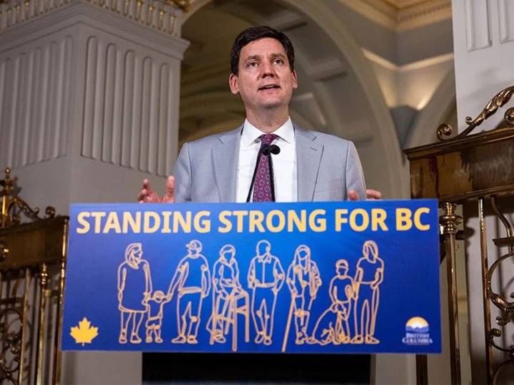 Don Braid: B.C.'s Eby accuses Danielle Smith of bringing Trump politics to Canada via pipeline