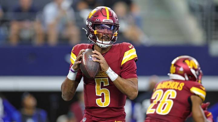 Commanders QB Jayden Daniels will have MRI after hamstring injury