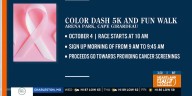 St. Francis Color Dash 5K and Fun walk on October 4