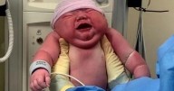 New mum breaks silence after giving birth to giant record