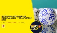 Astro Luna: estos son los resultados del 17 de octubre de 2025