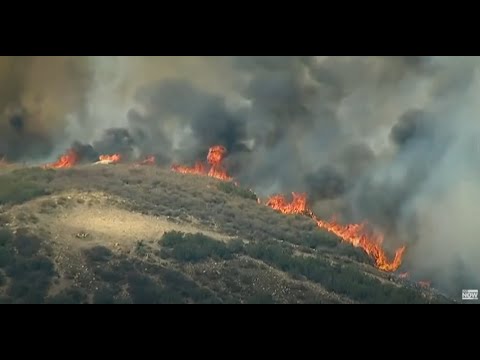 LIVE SKYFOX: Wildfires spreading near San Diego