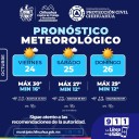 Cielos soleados para este fin de semana informa Protección Civil Municipal