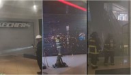 VIDEOS: Fuego en pantalla habría iniciado incendio en tienda Skechers del Costanera Center