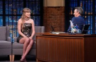 Taylor Swift on ‘Late Night With Seth Meyers’ transpired with a wild coincidence