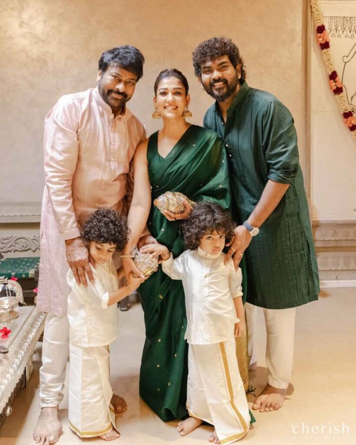 Nayanthara’s Family Celebrates Diwali With Chiru’s Family