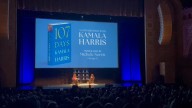 Kamala Harris’ book tour stop in Chicago disrupted by protesters