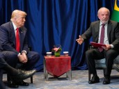 Donald Trump inició su gira asiática en Malasia, donde tuvo una reunión "excelente" con su par de Brasil, Lula da Silva