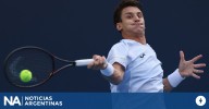 Ugo Carabelli se retiró por problemas físicos en la primera ronda del ATP 250 de Estocolmo