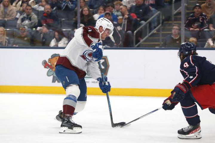 Avalanche score four straight to silence Blue Jackets - The Rink Live | Coverage of youth, junior, high school and college hockey