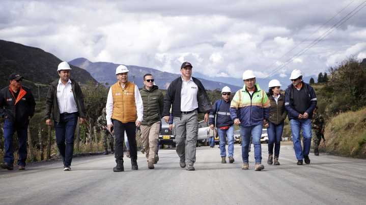 Mintransporte e Invias pidieron a contratista acelerar obras en la Ruta de Los Libertadores, que une a Boyacá con Casanare
