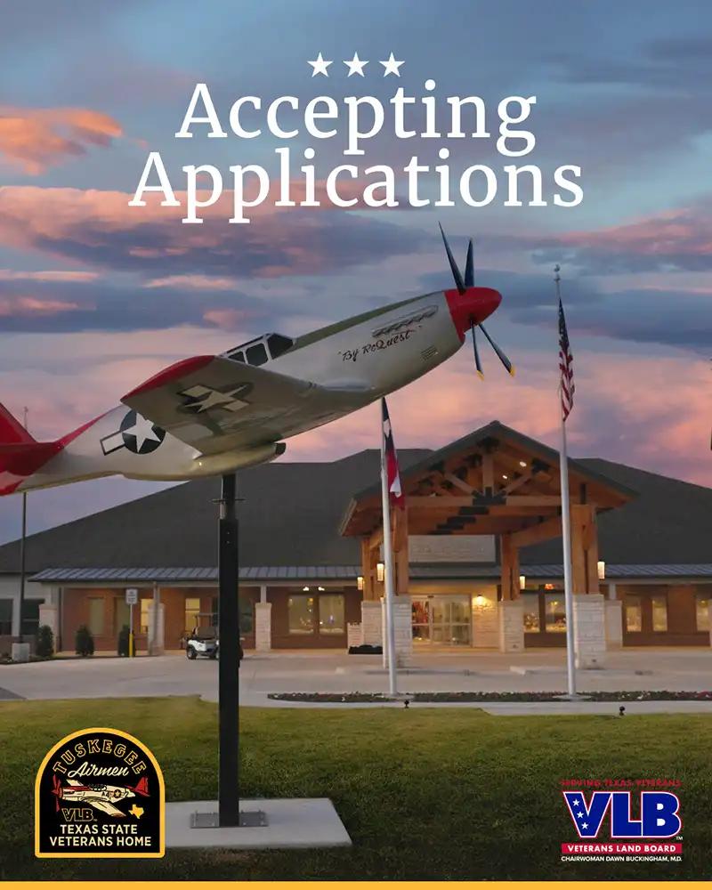 Land Commissioner Buckingham Announces Applications Are Being Accepted for Admission at Tuskegee Airmen Texas State Veterans Home in Fort Worth