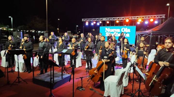 ORQUESTA SINFÓNICA DE COPIAPÓ SE PRESENTÓ EN CALDERA