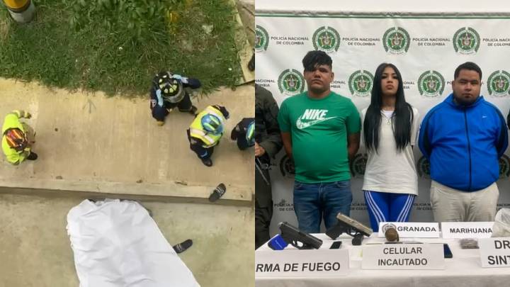 Revelan video del instante en que alias Ender, cabecilla del Tren de Aragua, intenta huir por un balcón en Sabaneta