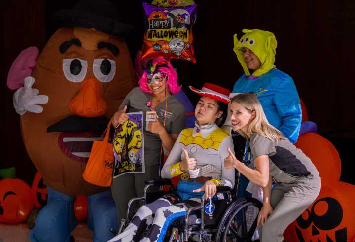 Children treated to Halloween spectacular at Miller Children’s & Women’s Hosptial