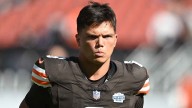 Browns’ Dillon Gabriel takes responsibility for constantly getting hit, sacked vs. Steelers