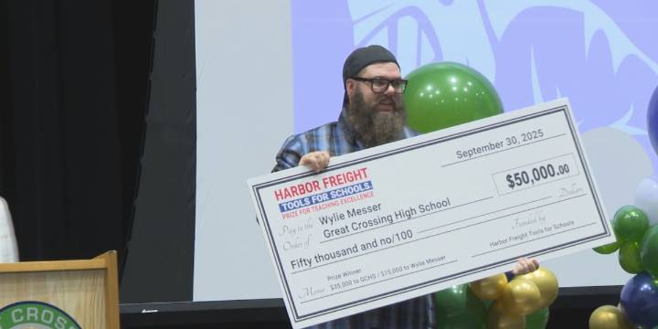 Georgetown teacher wins $50,000 for skilled trades excellence