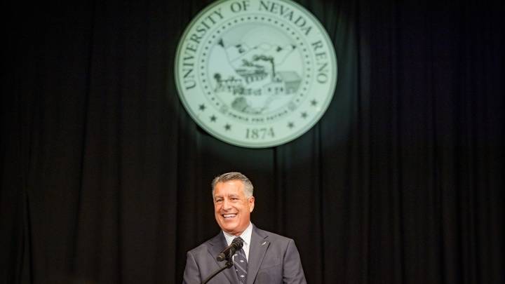 Five years into presidency of UNR, Sandoval has his foot on the gas