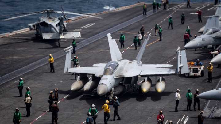 Crews Safe After USS Nimitz Loses Sea Hawk and Super Hornet