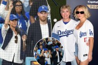Meghan Markle, Prince Harry take in World Series Game 4