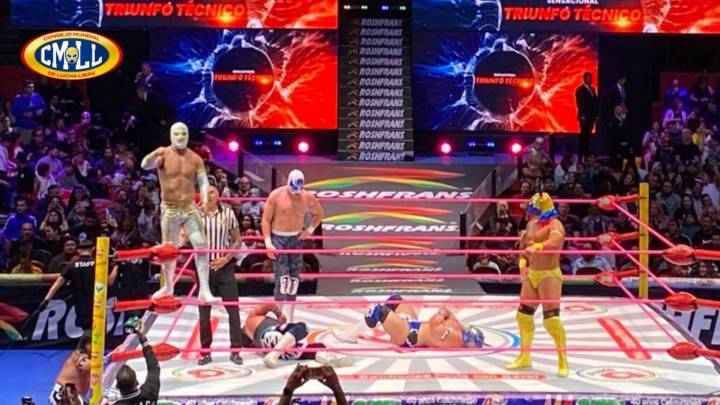 CMLL: Místico, Atlantis Jr. y Esfinge dominan a Los Guerreros Laguneros en la México