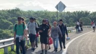 El sueño mexicano: cientos de migrantes que viajan en caravana con la capital del país como destino
